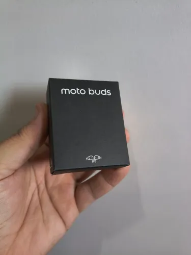 Fone de ouvido bluetooth Motorola moto buds Peach vermelho