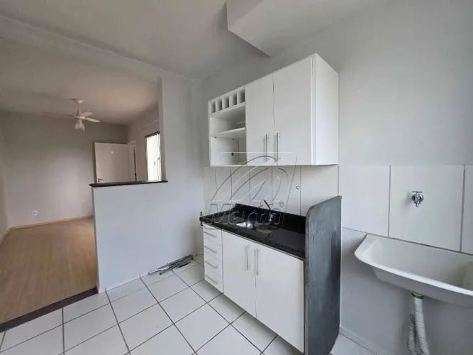 Apartamento com 2 dormitórios para alugar, 45 m² por R$ 1.487,15/mês - Dois Córregos - Pir