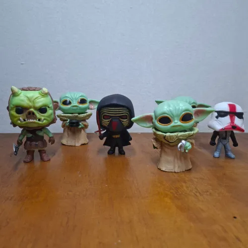 6 bonecos Star wars