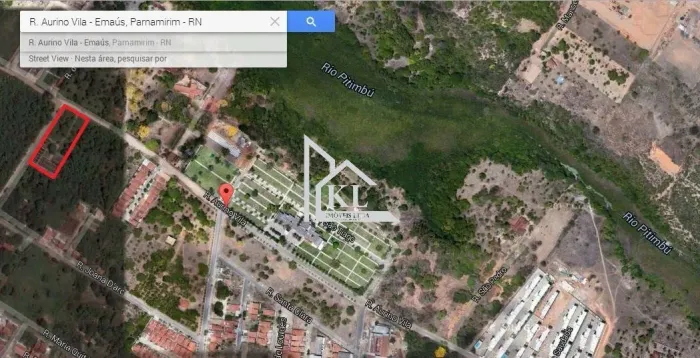 Terreno / Área de esquina, plano , cercado em Emaús - com 6090m²