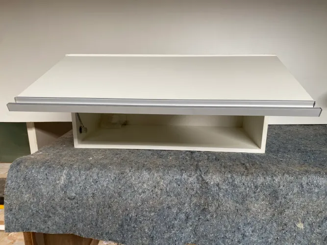 Armário basculante MDF branco 