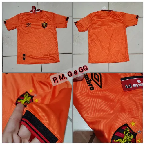 Camisa do sport laranja 3 D (P, M, G e GG)