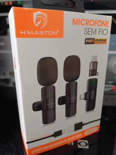 Microfone lapela sem fio MK17