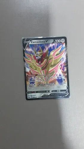 Carta de pokémon Zamazenta V 