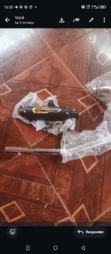 Escapamento esportivo factor 125 e 160 