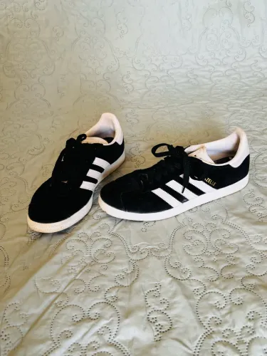 Tênis Adidas Gazelle Preto Branco 38