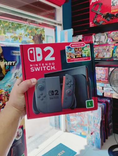 Console Nintendo Switch 2 Bundle Escolha o Seu Jogo Nacional Original 12 meses de garantia