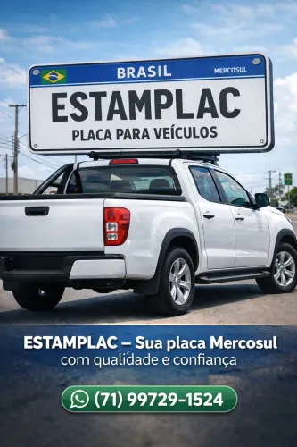 Placa para veículos 
