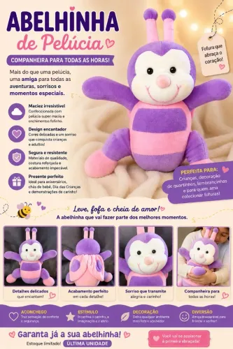 Brinquedo de pelúcia NOVO 
