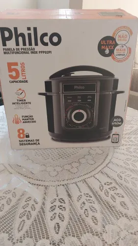Panela de Pressão Elétrica Philco 5L PPP02PI Inox - Na Caixa!