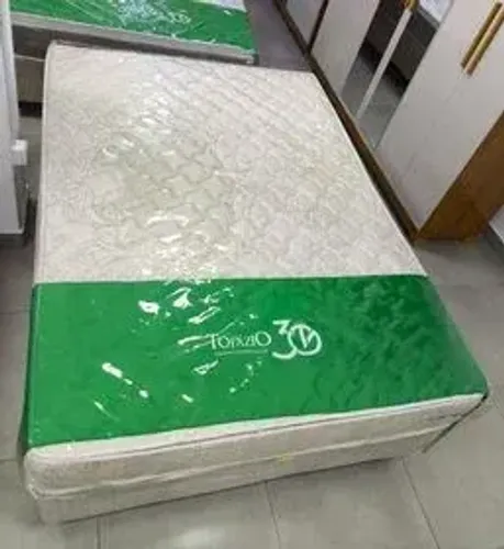 Conjunto Box Casal 1,38x1,88x26cm - (Oferta)!!