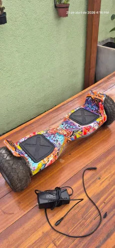 Hoverboard Skate Elétrico 8.5" Com Led E Bluetooth Foston
