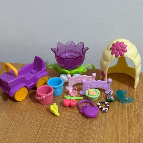 Lote de acessórios Littlest pet shop/mlp