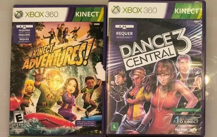 Kinect aventures e Dance Central 3 Xbox360