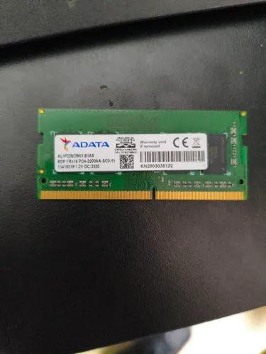 Memória RAM 8Gb DDR4 Notebook Adata 3200mhz