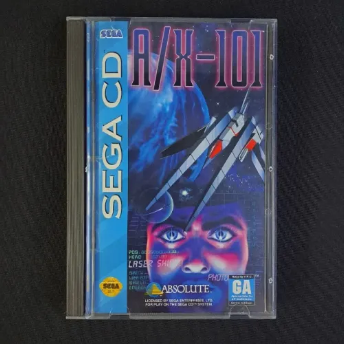 AX 101 Longbox Completo Original Sega Cd Mega Drive A/X-101 - Americano