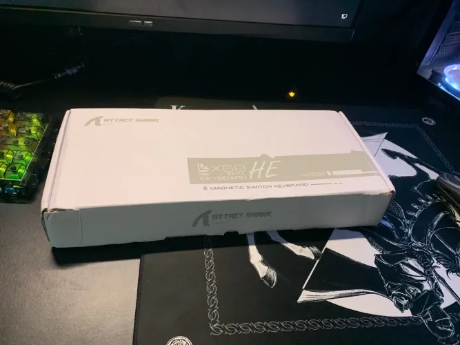 (NOVO) Teclado Magnético Attack Shark x68he (Branco)