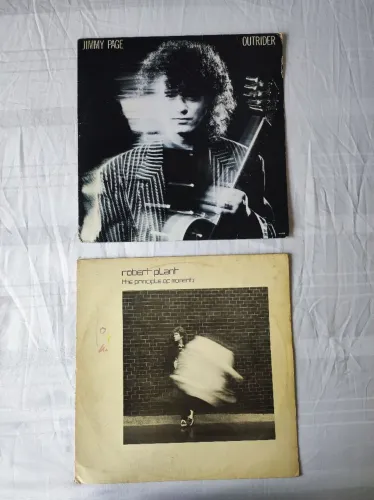 2 LP's Jimmy Page/Robert Plant 