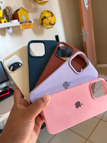 Kit 5 cases iPhone 13 Pro Max originais 