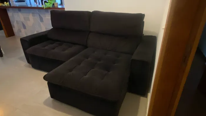 Sofá retrátil reclinável