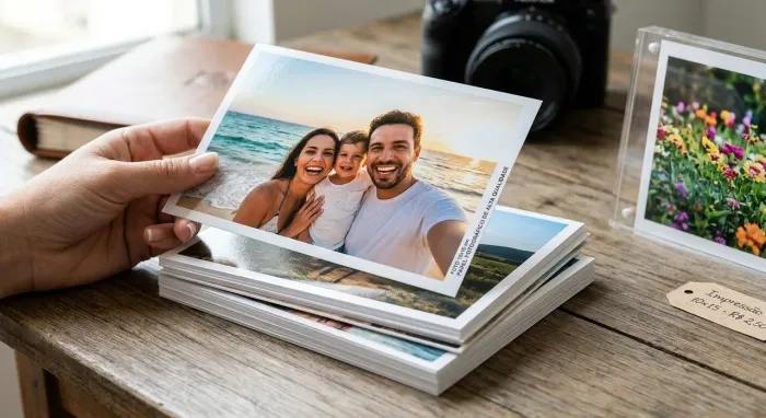 Impressão de Fotos 10x15cm de Alta Qualidade | Revele suas Memórias