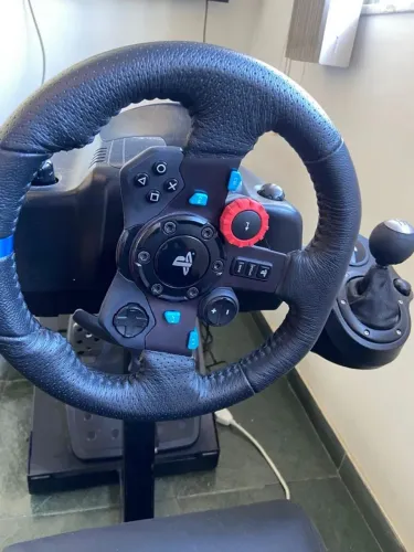 Kit completo Cockpit + Volante Gamer G29 Driving Force com câmbio completo PS4, PS5 e PC