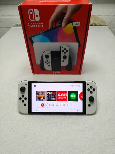 Nintendo switch OLED desbloqueado com 256GB