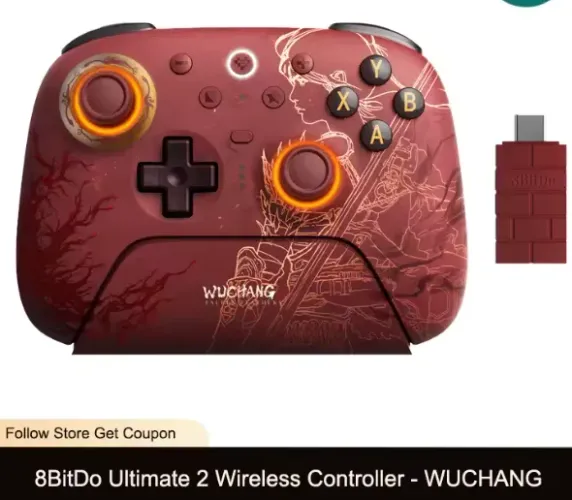 Controle 8BitDo Ultimate 2 Design exclusivo WUCHANG