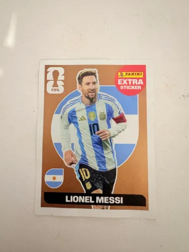 Sticker extra Messi bronze