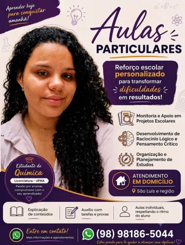 Aulas Particulares em São Luís e Região - Todas as Matérias