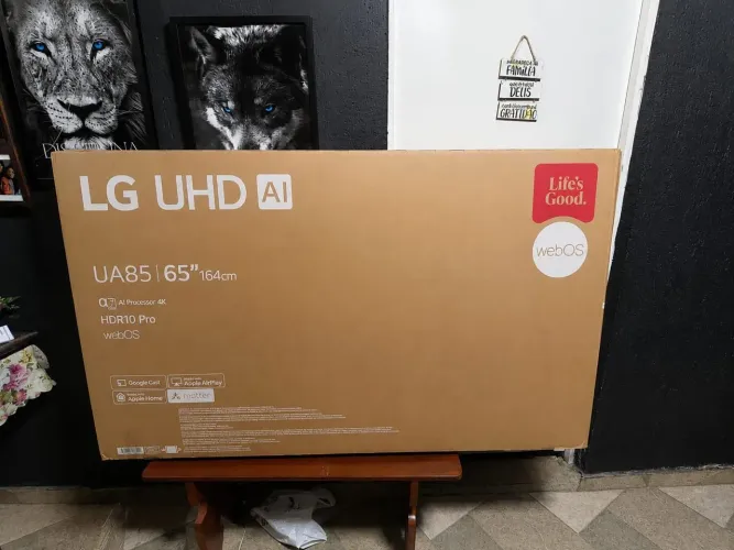 Smart tv LG 65 polegadas Aceito cartão com acréscimo. 