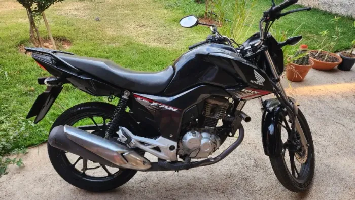 Honda CG 160 FAN 2019 39mil km Preta Flex único dono