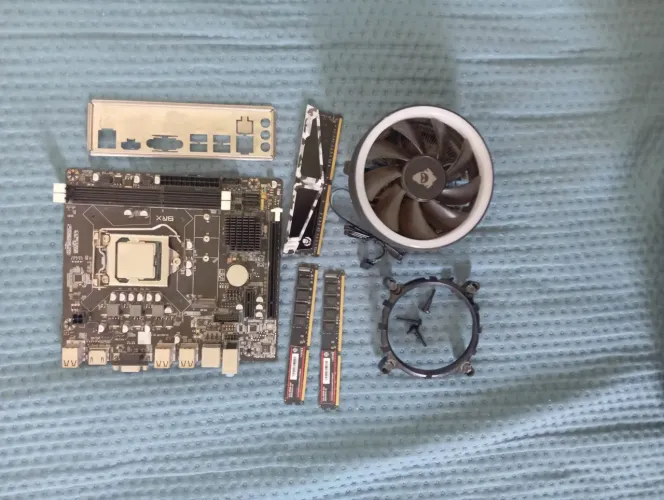 Lote Hardware Intel DDR3 i5 3570S 16GB RAM Placa Mãe BRX