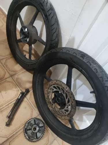 Peças factor 150 fazer 150 rodas pneus 