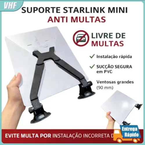 Suporte para Painel Starlink- Sem risco de multas