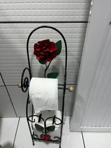 Suporte para papel higiênico de banheiro