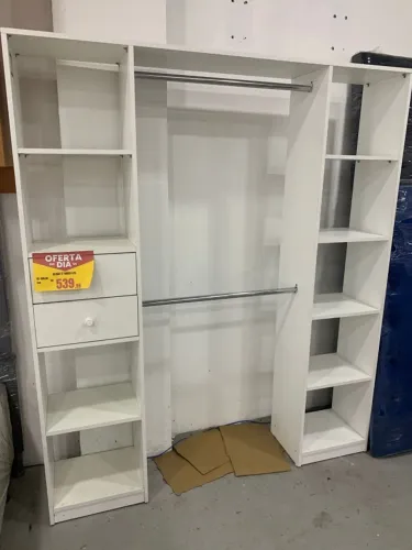 CLOSET 2 TORRES COM GAVETAS EM MDF