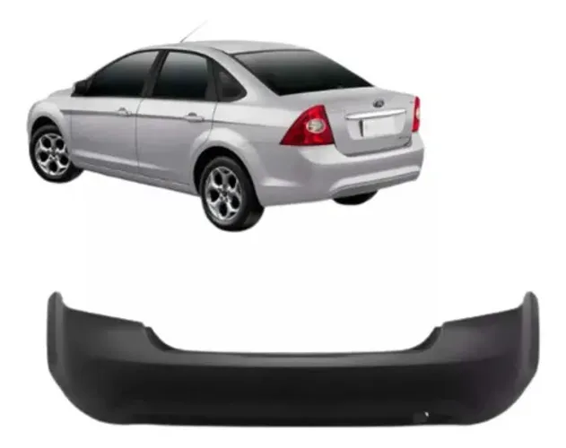 Parachoque Traseiro Ford Focus Sedan 2009 A 2013