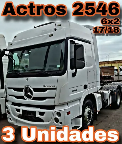 3 Unid Actros 2546 6x2 - 17/18