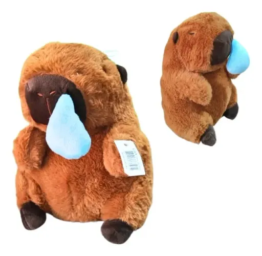 capivara filó pelúcia fofa antialérgica 23cm musical