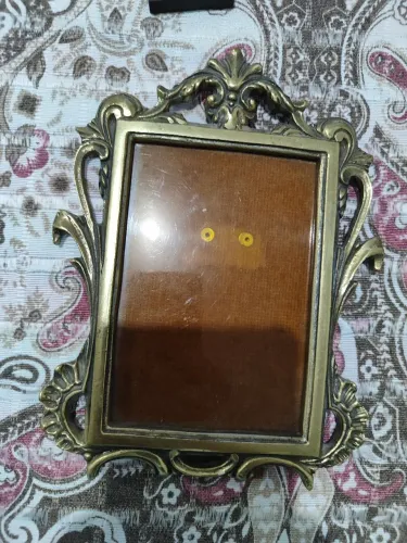 Porta retrato em bronze antiguidades 