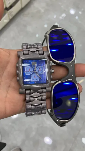 Kit Juliet e relógio Minut todo azul tio 2