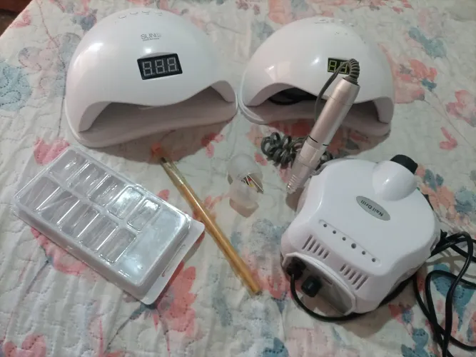 Cabine e motor pra unha em gel