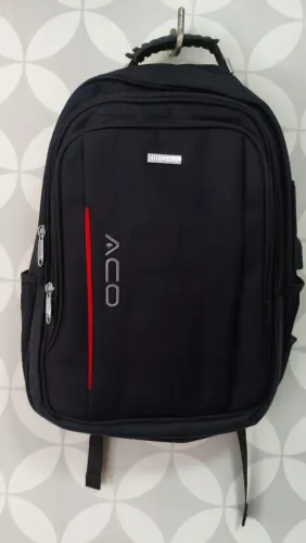 Mochila ACO Grande, espaçosa, sem uso
