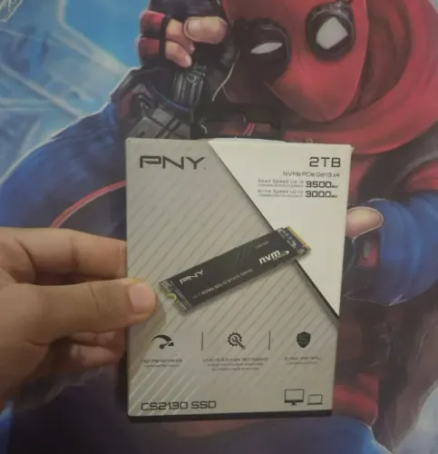 ssd nvme 2tb m.2 leitura 3500mb/s gravaçao 3000mb/s novo lacrado nota fiscal e garantia