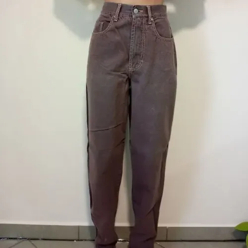 calça mom vintage caution /36