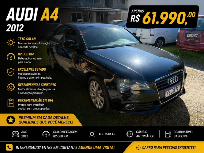 Audi A4 2.0 16V TFSI 183/180cv Multitronic 2012