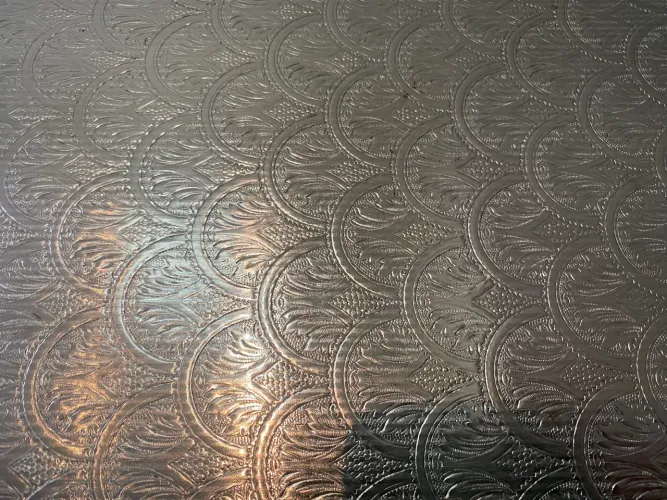 Bandeja Aço / Estanho Art Déco (Século XX)