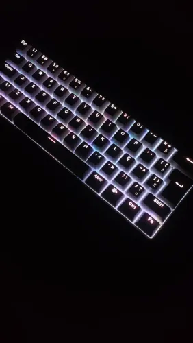 Teclado mecânico CK61 de fio