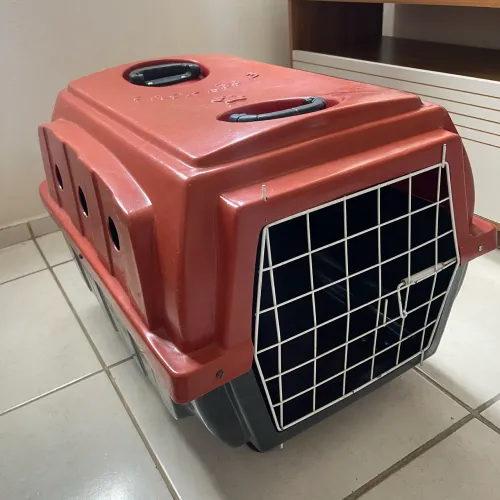 Caixa de Transporte para Cães e Gatos - Nº 3 com Rodinhas